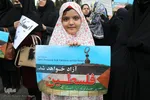 تجمع مردم خراسان جنوبی در محکومیت جنایت‌های رژیم غاصب اسرائیل‎
