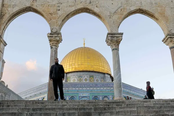 حال و هوای نمازگزاران فلسطینی در ماه رمضان + عکس