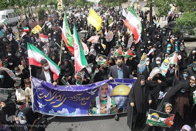 راهپیمایی روز قدس در سمنان