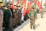 تجمع بزرگ بسیجیان خوزستان