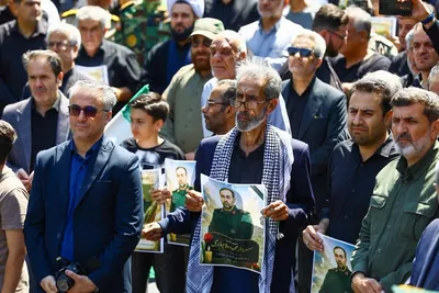 مراسم تشییع پیکر مطهر شهید اقتدار «محمود ملاجباری»