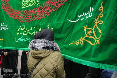 مراسم اربعین حسینی در جوار حرم مطهر رضوی