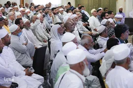 دیدار صمیمی سرپرست حجاج ایرانی با زائران کشورمان در مکه مکرمه