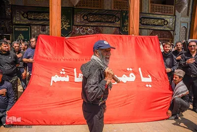 عزاداری تاسوعای حسینی در شاهچراغ شیراز