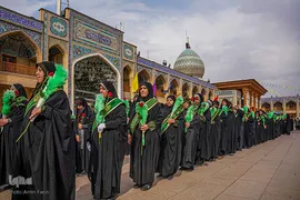 گلباران حرم مطهر حضرت شاهچراغ (ع)‎‎