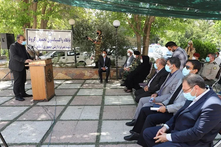 افتتاح چهارمین مرکز واکسیناسیون شبانه‌روزی کرونا در شیراز