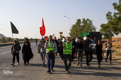 زائران پیاده امام رضا(ع)