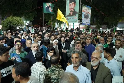 موج ۱۰۰؛ حضور باشکوه رزمندگان خیابان در حمایت از رزمندگان میدان