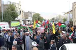 حضور اراکی‌ها در راهپیمایی 13 آبان