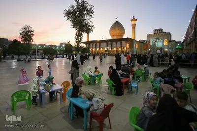 آغاز سوگواری دهه اول فاطمیه در حرم شاهچراغ(ع)