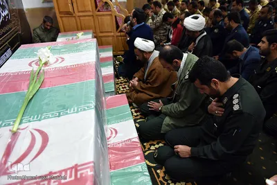 استقبال از پیکر پاک 11 شهید گمنام هشت سال دفاع مقدس