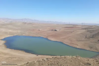 زمستان در زمستان سد خاکی آزادگان اهر