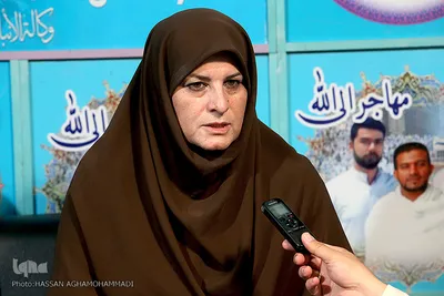 حضور اعضای تیم ملی جوانان بدمینتون بانوان در غرفه ایکنا