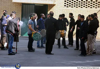 مراسم فاطمیه در دانشکده کاربردی دانشگاه هنر