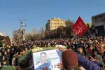 تشییع باشکوه شهید مدافع امنیت در ملایر‎