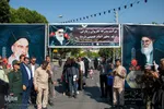 مراسم بدرقه کاروان زیارتی مرقد امام خمینی (ره)