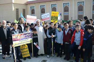 مراسم راهپیمایی ۱۳ آبان در تبریز
