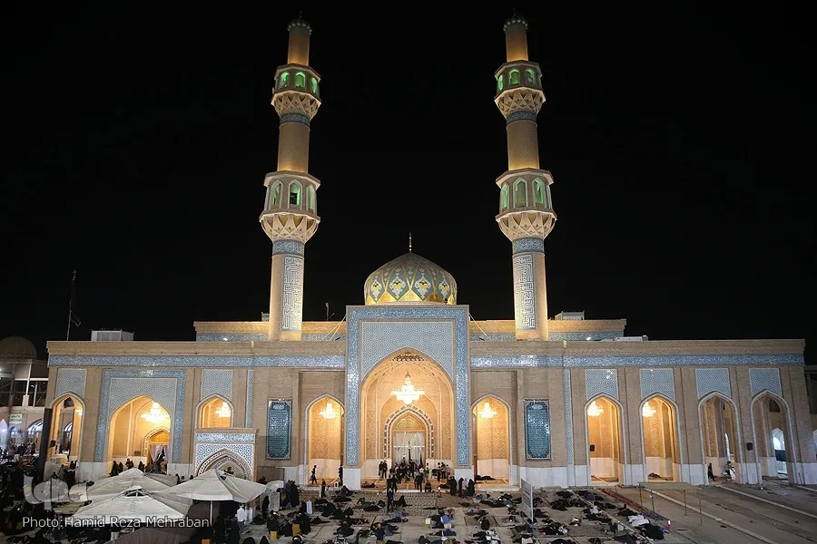 أجواء مسجد السهلة المعظم على أعتاب ذكرى الأربعين + صور و فیديو