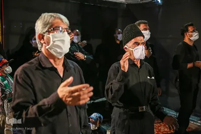 عزاداری شب عاشورا در هیئت محبان ثارالله - شیراز