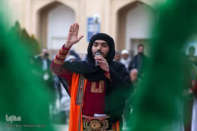مراسم آیینی تعزیه در حرم شاهچراغ (ع)