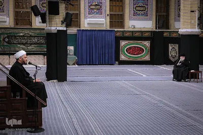 عزاداری شام شهادت حضرت فاطمه ‌زهرا (س) در حسینیه امام خمینی(ره)