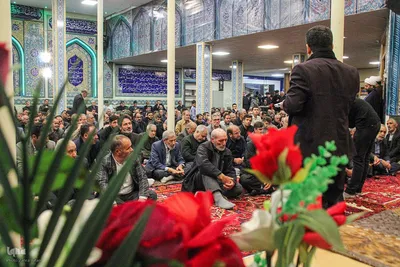 مراسم شام غریبان شهدای خدمت در اهر