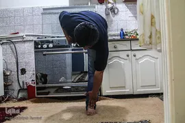 اماده شدن برای اقامه نماز 