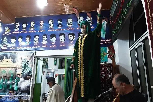 هشتمین شب از برگزاری چهاردهمین سوگواره تعزیه «غریب» شهرستان نور
