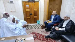 Wata Tawagar Malaman kur'ani Daga Mauritania Ta Kai Ziyara A Cibiyar Kur'ani Ta Hubbaren Imam Hussain (AS)