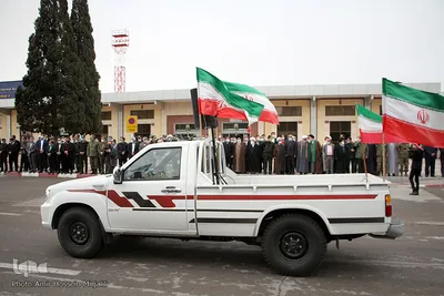 آيين استقبال نمادين از ورود تاريخي امام(ره) در فرودگاه شهيد صدوقي يزد‎‎