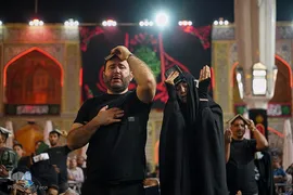 احیا در حرم امام علی‎‎