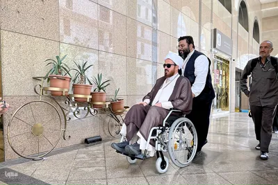 ورود کاروان جانبازان به مدینه النبی
