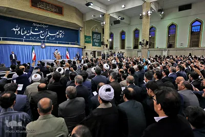 دیدار معلمان و فرهنگیان با رهبر معظم انقلاب اسلامی
