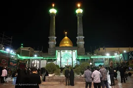 آخرین شب عزاداری ایام «مسلمیه» در حرم مطهر حضرت عبدالعظیم حسنی(ع)