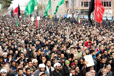 اجتماع عزاداران فاطمی در مشهد