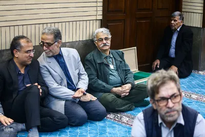 مراسم یادبود شهید دکتر علی لاریجانی در مسجد بلال رسانه ملی