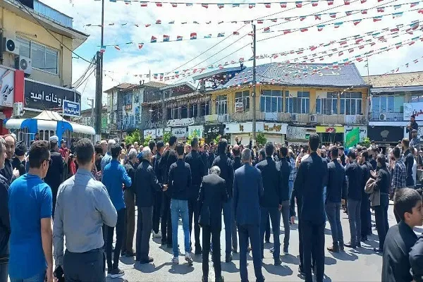 خروش دلدادگان اهل بیت عصمت و طهارت ( ع) در روز شهادت جانسوز ششمین امام معصوم در تنکابن