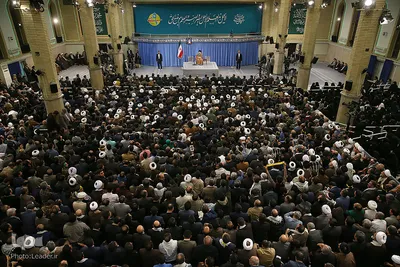 دیدار اعضای شورای هماهنگی تبلیغات اسلامی سراسر کشور با رهبر انقلاب