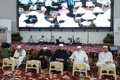 محفل قرآنی با حضور شیخ المصراوی در جشنواره رستو