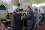 دیدارعوامل اجرایی سی و هشتمین جشنواره ملی قرآن با پدر شهید آیت‌الله آل‌هاشم‎