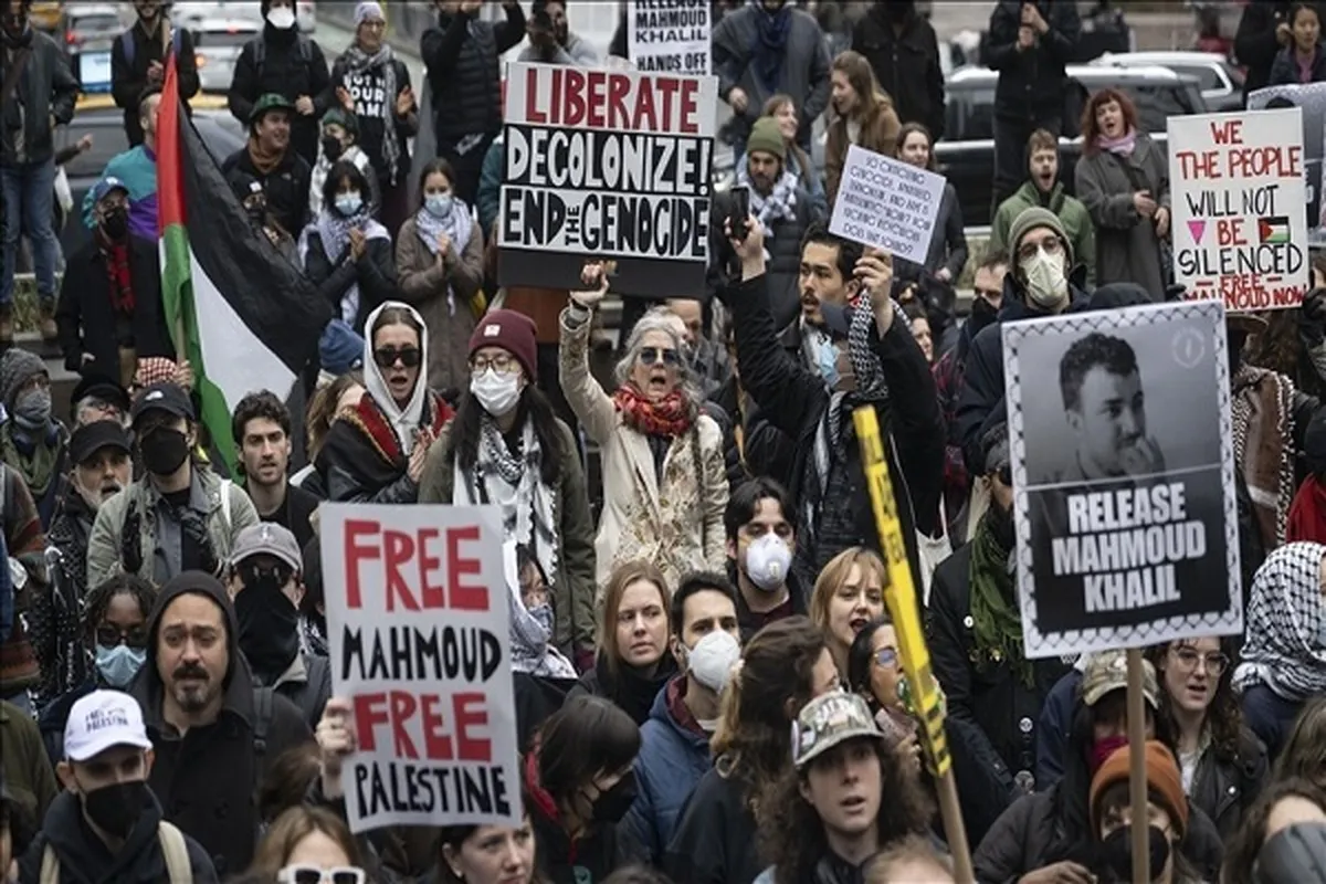 Rallies Held in US in Support of Pro-Palestinian Activist Mahmoud Khalil  