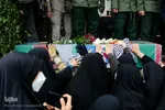 تشییع پیکر 9 شهید دفاع مقدس و مدافع حرم در مشهد
