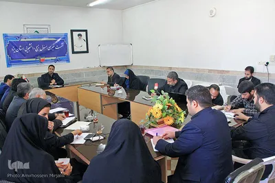 نشست خبری علی پورمیرزایی رییس بسیج دانشجویی استان یزد
