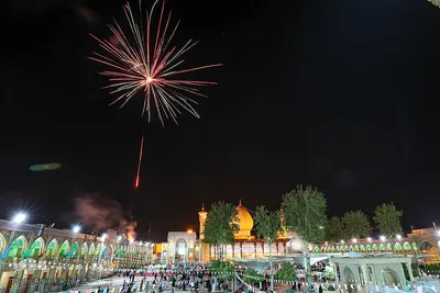 جشن نیمه شعبان در حرم مطهر شاهچراغ(ع)