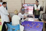 عکس | برپایی ایستگاه سنجش سلامت در منطقه سیستان