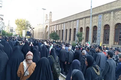 خروش مردم ساری در محکومیت گروه‌های اغتشاشگر و تروریست‌