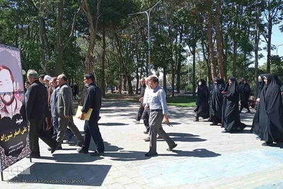 پیاده روی جاماندگان اربعین حسینی در اهر