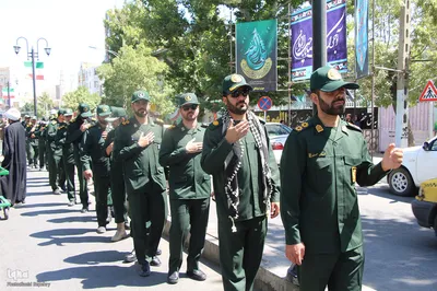 دسته عزاداری در ملایر
