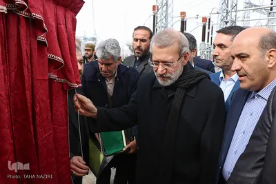 افتتاح پست 230 کیلوولت شهرستان خنداب توسط رئیس مجلس شورای اسلامی