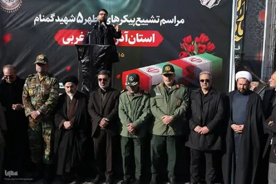 وداع باشکوه مردم ارومیه با پیکر شهدای گمنام دفاع مقدس‎